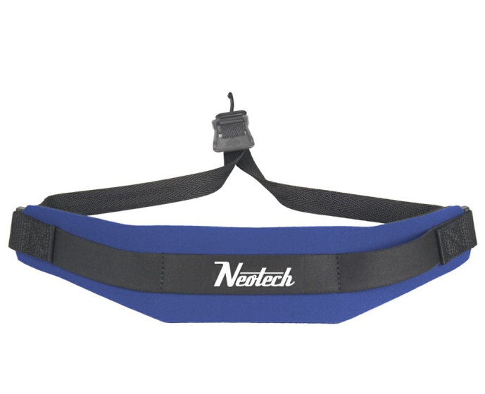 Neotech Soft Sax Strap Royal Blue Regular - Metal Hook