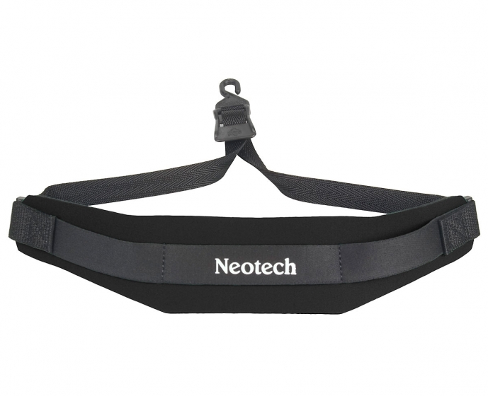 Neotech Soft Sax Strap Black Regular - Open Hook