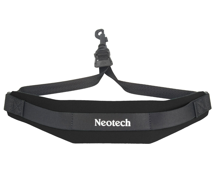 Neotech Soft Sax Strap Black Extra Long- Swivel Hook