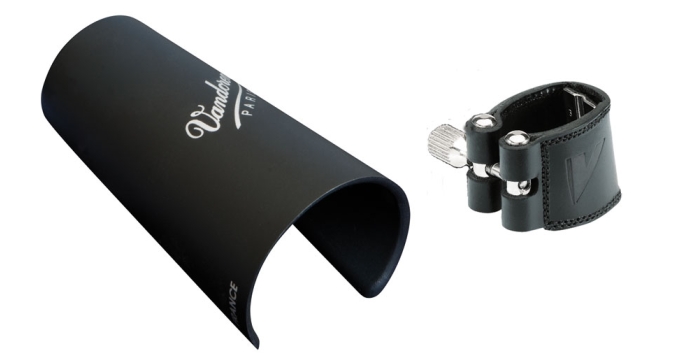 Vandoren Ligature & Cap Eb Clarinet Leather and Plastic Cap