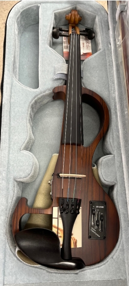 Hidersine Electric Violin Outfit - Zebrawood Finish - B-Stock - CL2317
