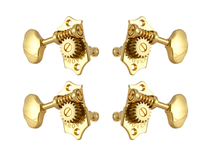 Grover Sta-Tite 18.1 Gear Ratio U99-18 Series Ukulele Pegs Gold Set 2+2