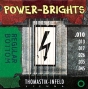 Thomastik Powerbright Tin SET. Gauge 0.009 - STEEL TIN PLATED