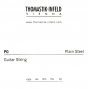 Thomastik Plain Guitar String 0.009 Brass Plated