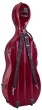 Hidersine Cello Case Fibreglass Wine Red