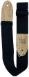 TGI Guitar Strap Woven Cotton Vegan - Black