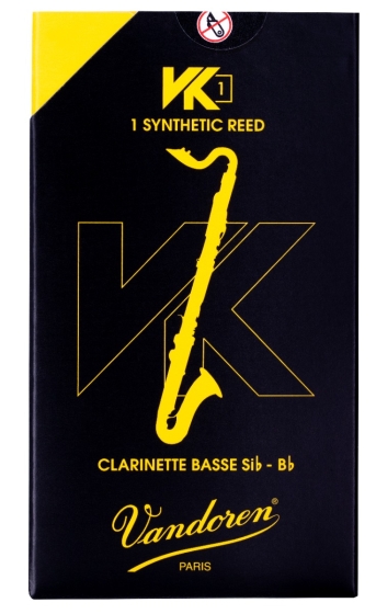 Vandoren Bass Clarinet Synthetic VK1 Reed - Strength 45