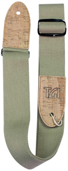 TGI Guitar Strap Woven Cotton Vegan - Natural