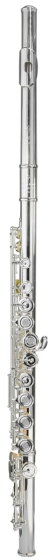 Trevor James Virtuoso Flute Outfit - Voce Head. Split E, Open Hole