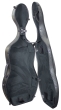 Hidersine Cello Case - Polycarbonate Brushed Silver