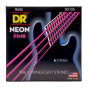DR Strings Hi-Def Neon Pink Bass Medium - 6 String
