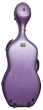 Hidersine Cello Case - Polycarbonate Brushed Purple