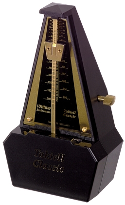 Wittner Metronome. Taktell Classic. Black/Gold