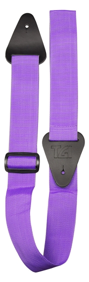 TGI Guitar Strap Woven. Plain Purple