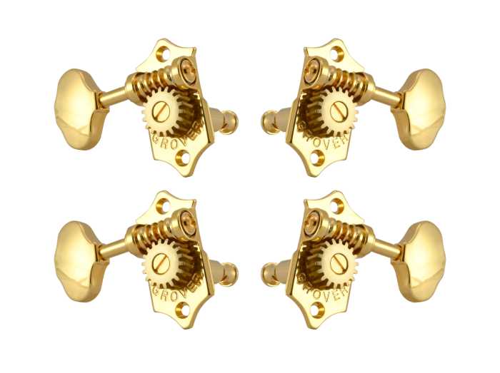 Grover Sta-Tite 18.1 Gear Ratio U98-18 Series Ukulele Pegs Gold Set 2+2