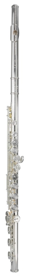 Trevor James Chanson Flute Outfit - Voce Head. Split E, B Foot, Open Hole