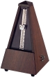 Wittner Metronome. Genuine Walnut Matt Silk. With Bell.