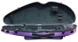 Hidersine Violin Case - Polycarbonate Halfmoon Brushed Purple