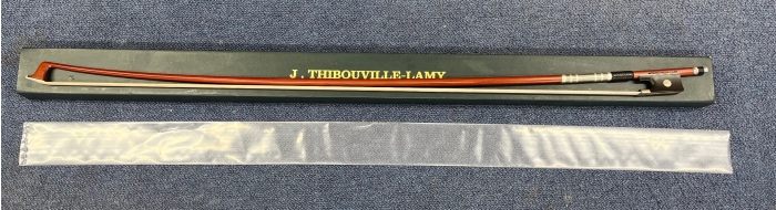 J. Thibouville-Lamy Master Bow - George Leon Lamy Style with 925 Silver, Striped Lapping - Violin - B-Stock - CL2305
