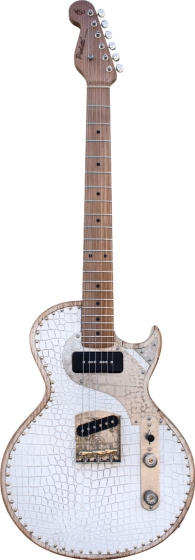 Paoletti Guitars Seicento Richard Fortus Signature 2 - White Leather