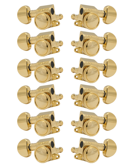 Grover Mid-Size Roto-Grip Locking Rotomatics 505 Series Gold Set 6+6 
