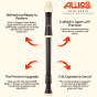 Aulos Treble Recorder 209B Robin