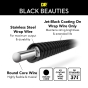 DR Strings Black Beauties Bass Heavy Taper