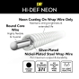 DR Strings Hi-Def Neon White Bass Medium