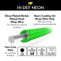 DR Strings Hi-Def Neon Green Electric Light-Heavy