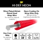 DR Strings Hi-Def Neon Red Electric Light