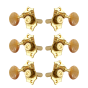Grover Sta-Tite 18:1 Horizontal 97 Series Gold Set 3+3 - Acrylic Buttons