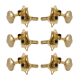 Grover Sta-Tite Horizontal 97 Series Gold Set 3+3 - Butter Bean Buttons