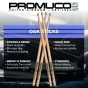 Promuco Drumsticks - Oak 5A Nylon Tip