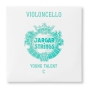 Jargar Cello C String. Young Talent Series Medium - 1/2 Size