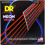 DR Strings Hi-Def Neon Orange Acoustic Light
