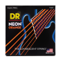 DR Strings Hi-Def Neon Orange Electric Light