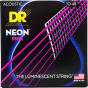 DR Strings Hi-Def Neon Pink Acoustic Extra Light
