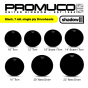 Promuco Shadow Drumhead Black 12"