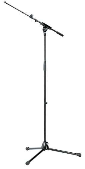 K&M MicrophoneStand Extendable Boom Topline Black