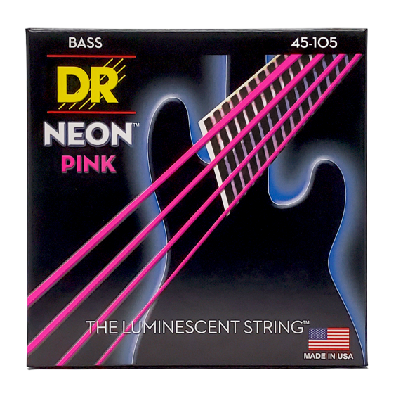 DR Strings Neon Pink Electric Medium