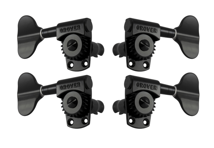 Grover Titan Electric Bass 145 Series Black Chrome Set 2 + 2