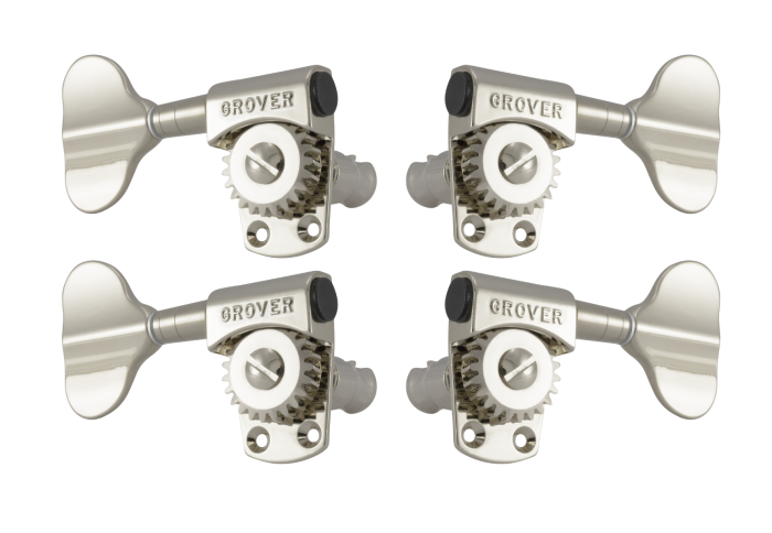 Grover Titan Electric Bass 145 Series Nickel Set 2+2