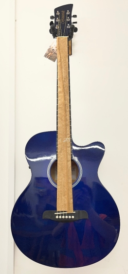 Brunswick Grand Auditorium Electro Dark Blue Gloss-B stock-CL2655