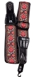 TGI Guitar Strap Woven Cotton Persian Stitch - Red