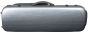 Hidersine Violin Case - Polycarbonate Oblong Brushed Silver