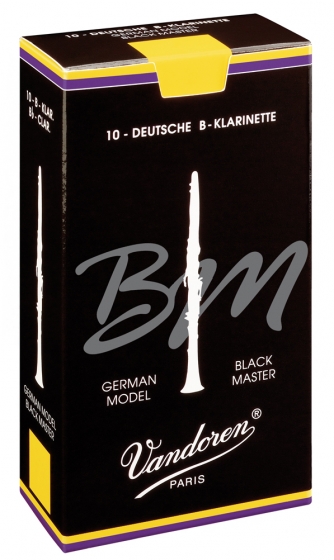 Vandoren Bb Clarinet Reeds 6 Black Master Traditional (10 BOX)