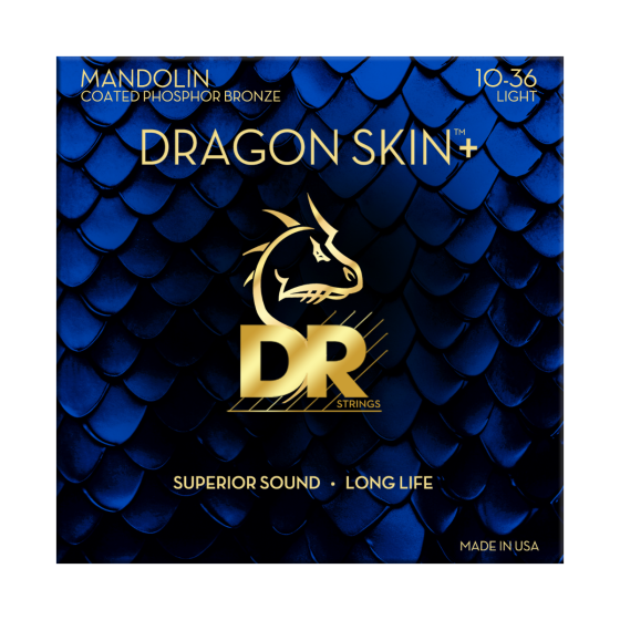 DR Strings Dragonskin+ Phosphor Bronze Mandolin Light