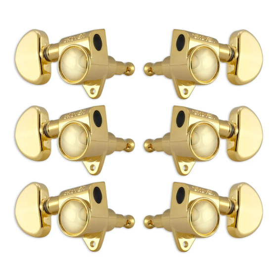 Grover Rotomatics 18:1 Gear Ratio 102-18 Series Gold Set 3+3