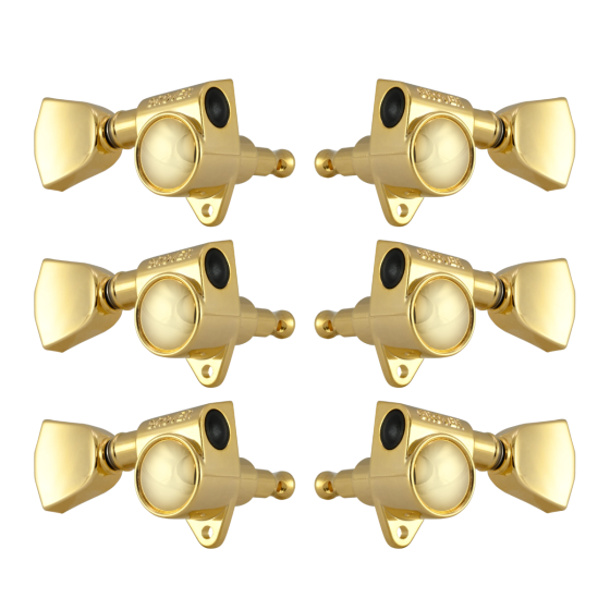 Grover Rotomatics Gold 102 Series Set 3+3 - Keystone Buttons