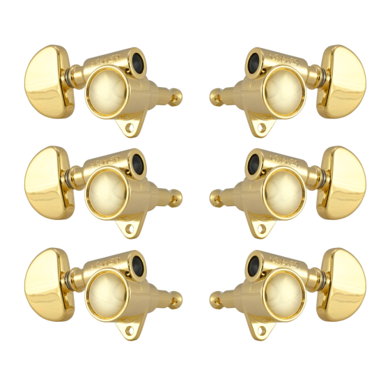 Grover Original Milk Bottle Style Rotomatics 102V Series Gold Set 3+3 